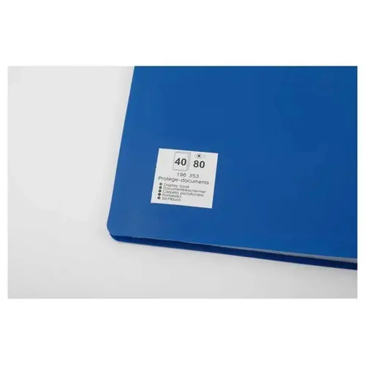 Protège-documents A4 - Bleu - 40 pochettes