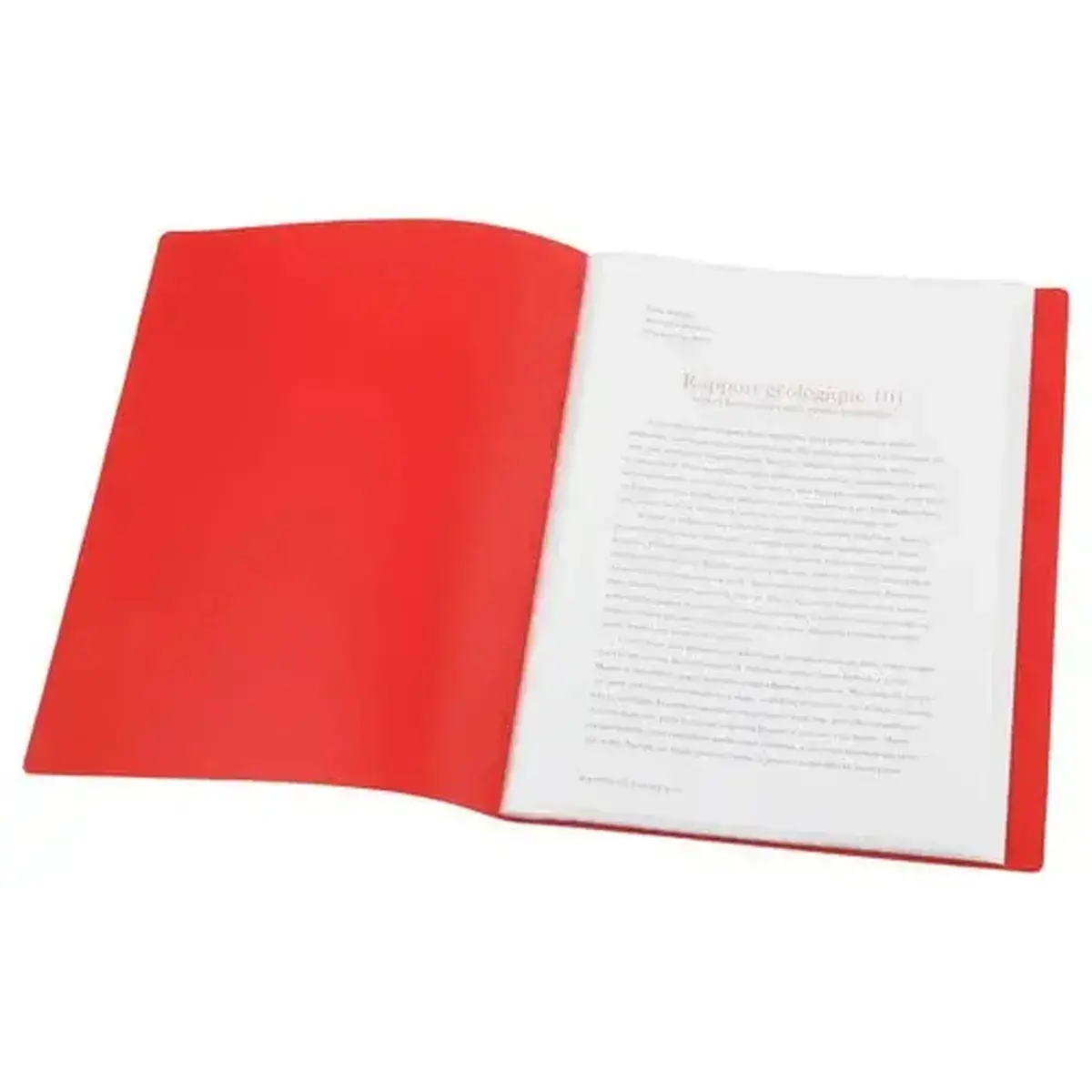 Protège-documents A4 - Rouge - 40 pochettes