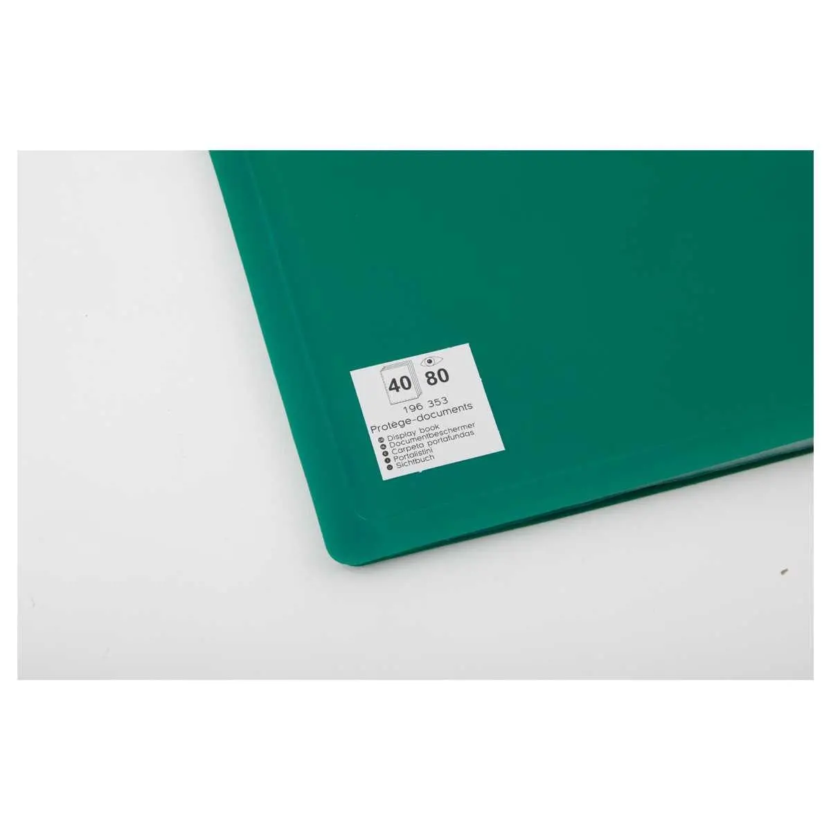 Protège-documents A4 - Vert - 40 pochettes