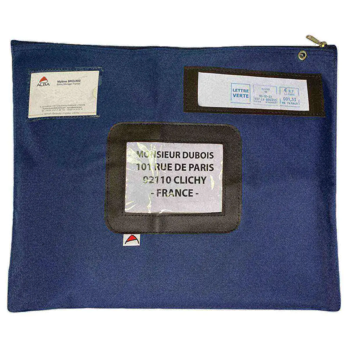 Pochette courrier 42 x 32 cm - Bleu - Alba