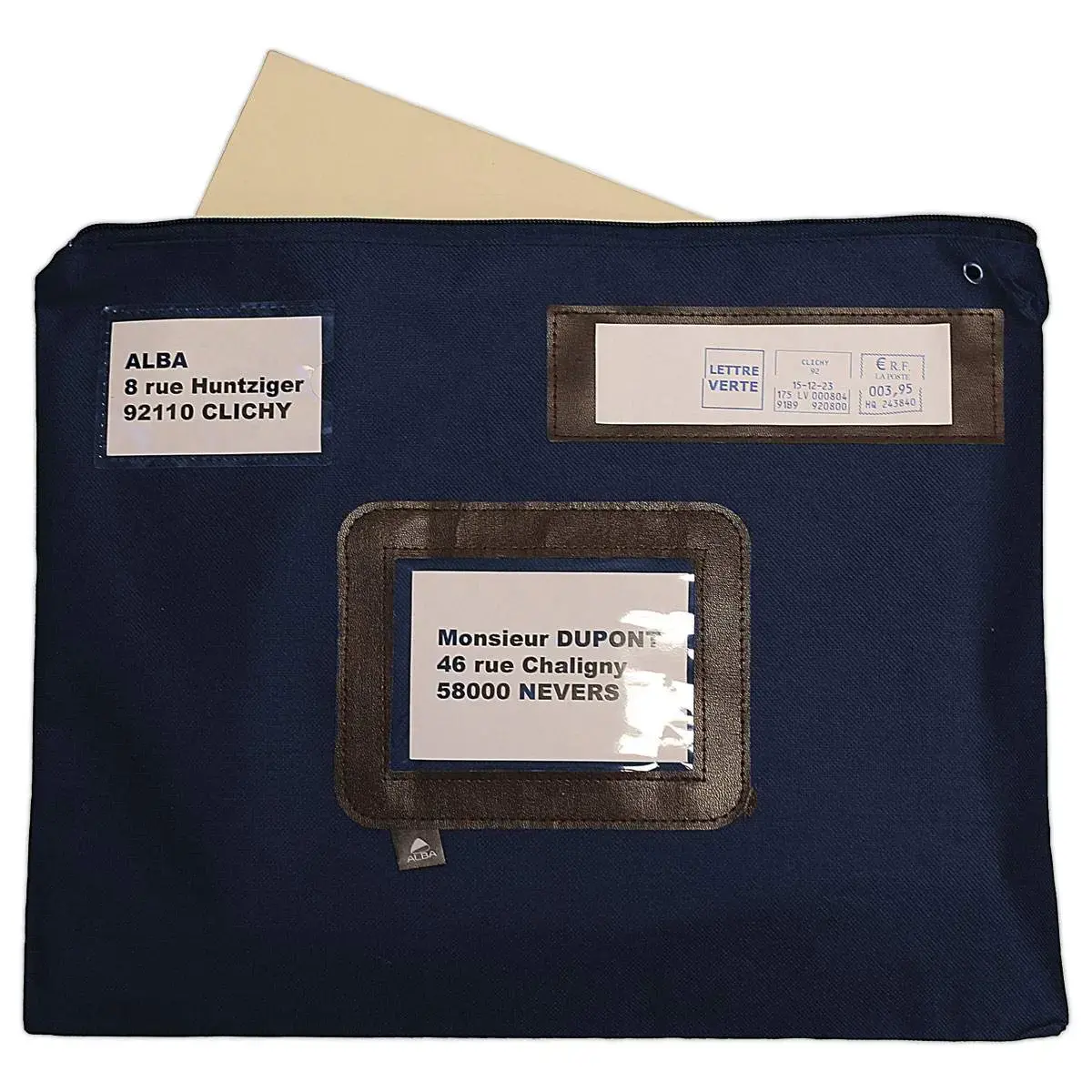 Pochette courrier 42 x 32 cm - Bleu - Alba