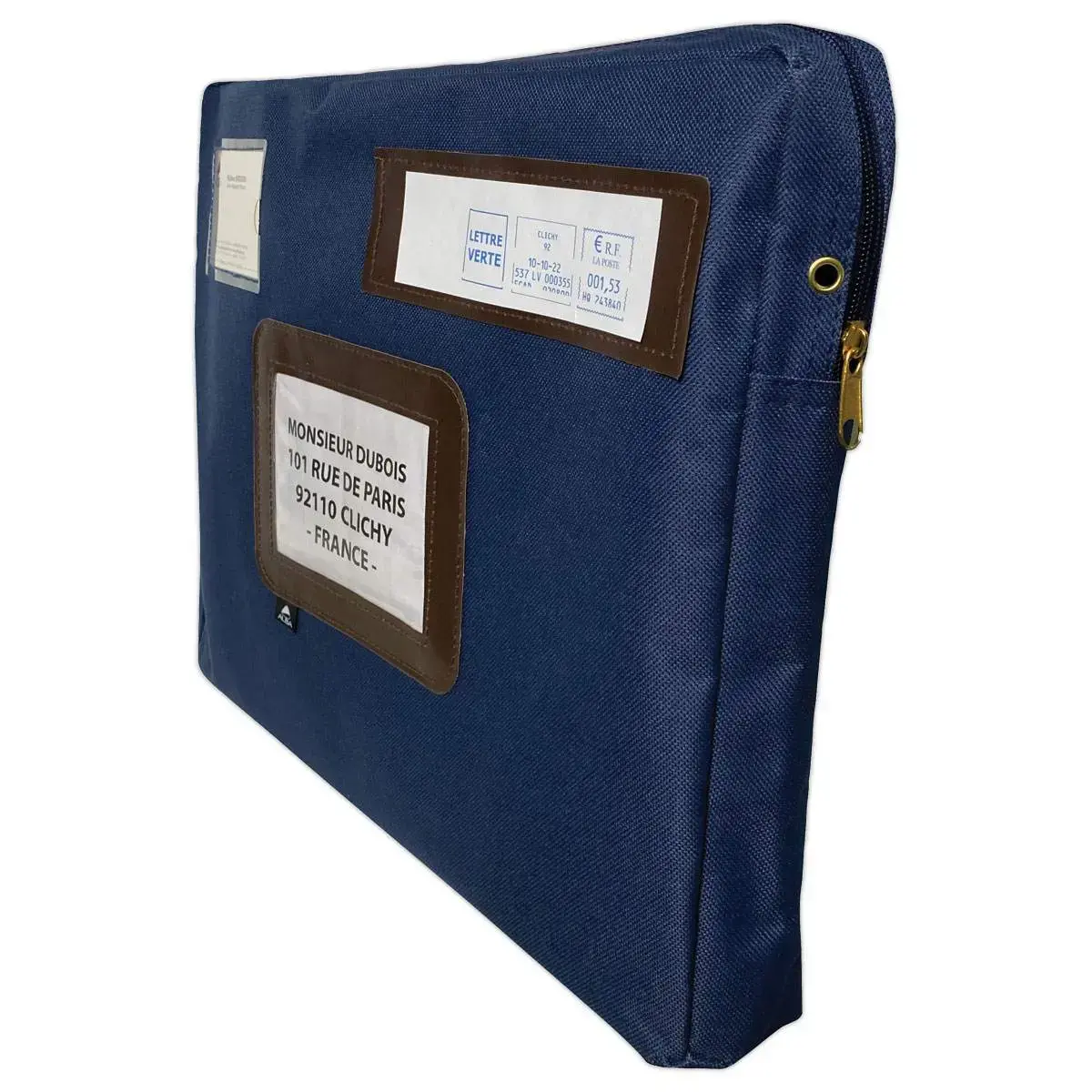 Pochette pour courrier 42 x 32 cm en polyester - Bleu - Alba 