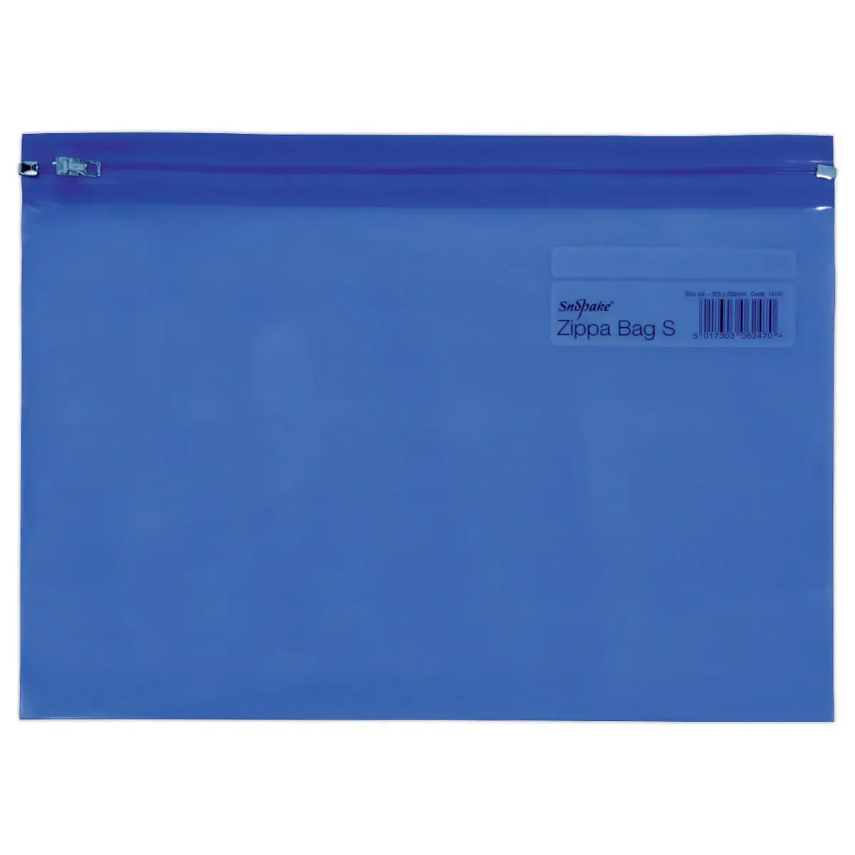 5 Pochettes navettes zippées transparentes 32.5 x 23.5cm - SNOPAKE