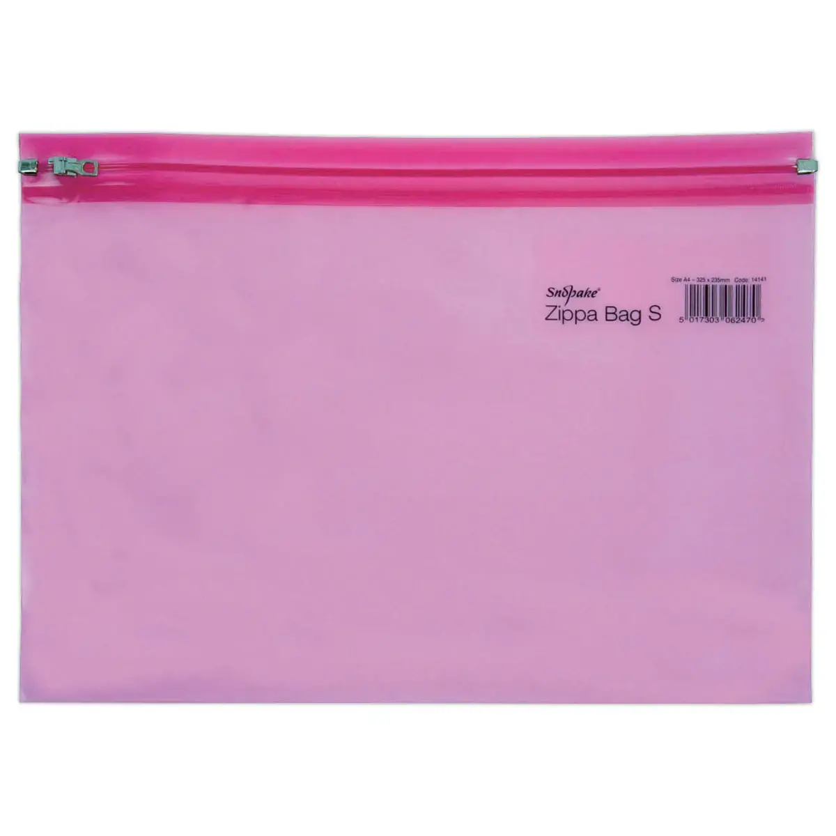 5 Pochettes navettes zippées transparentes 32.5 x 23.5cm - SNOPAKE