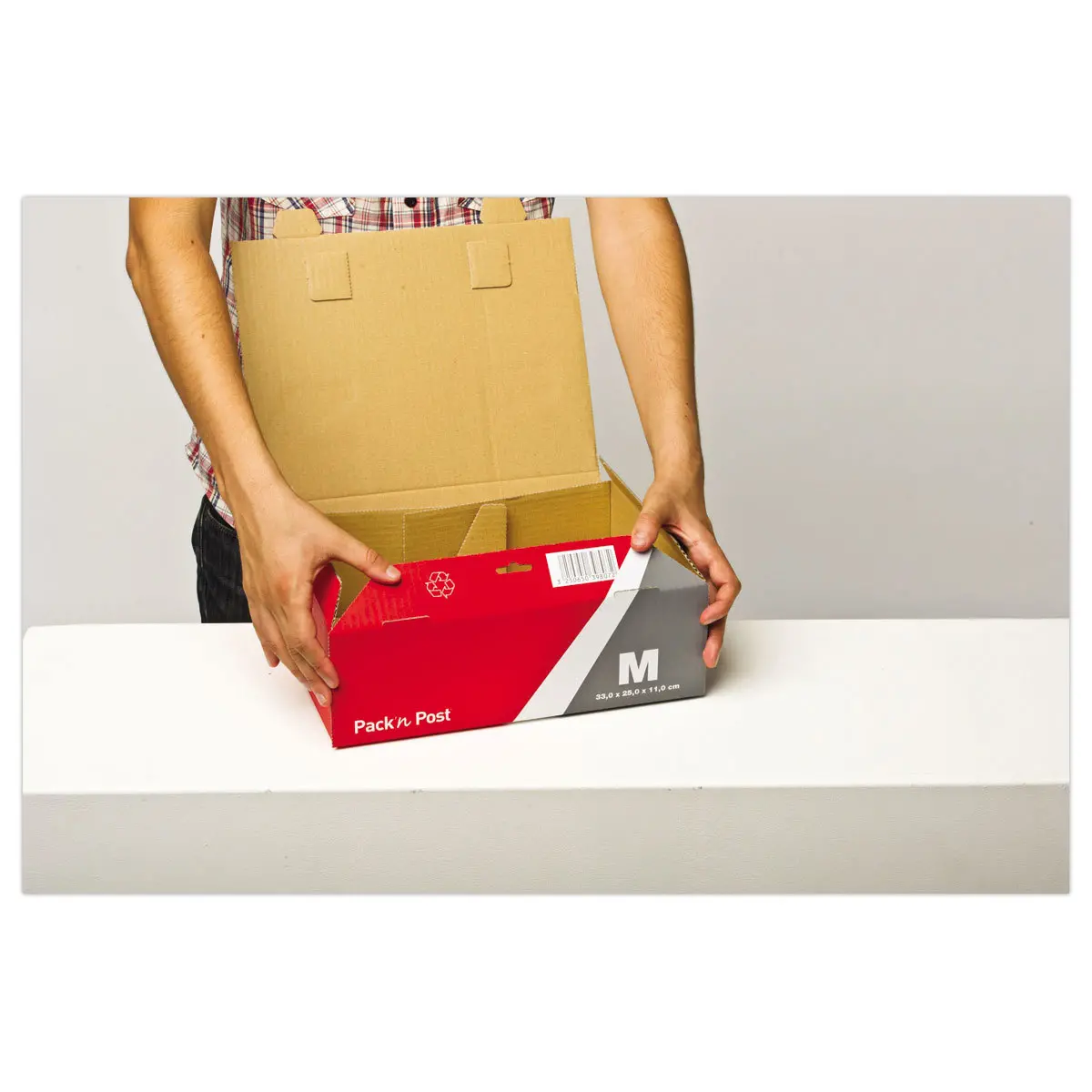 Boîte pour envoi postal GPV taille M 32,5 x 24 x 10,5 cm