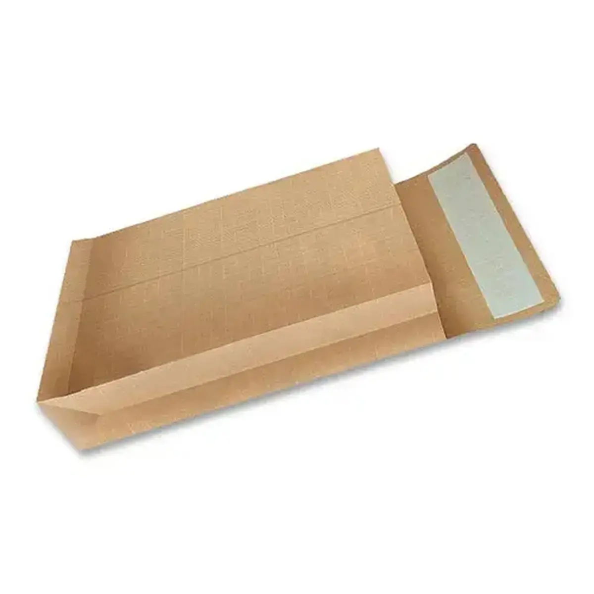 50 Pochettes à soufflet 70 mm - Kraft armé Brun - Générique