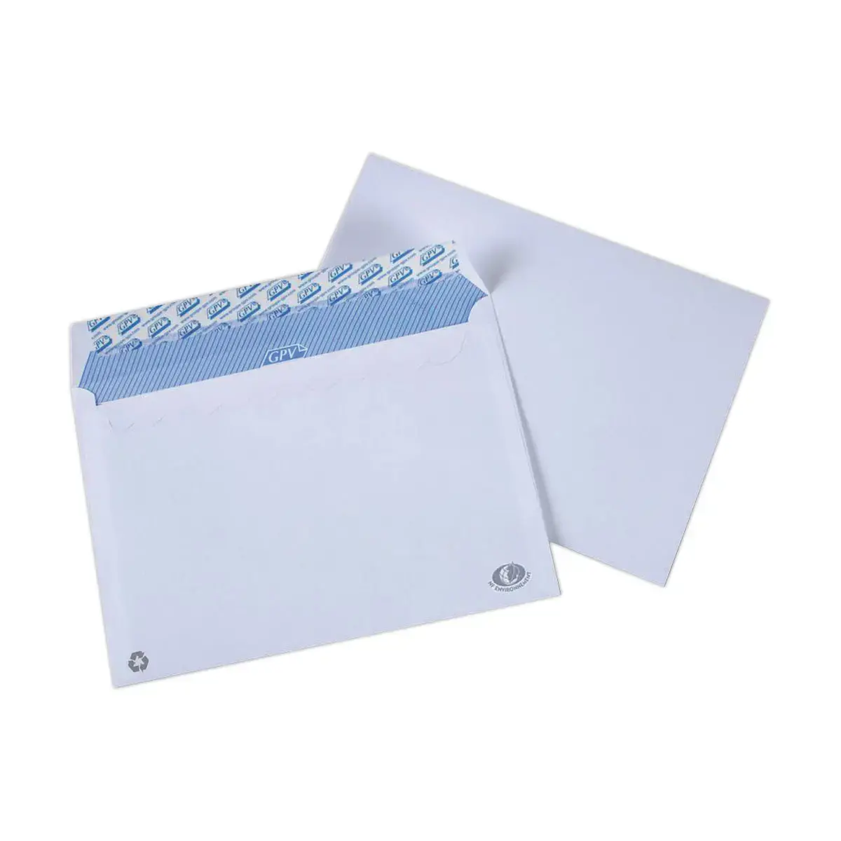 500 Enveloppes blanches 90g - 162 x 229mm  - Bande silicon&eacute;e sans fen&ecirc;tre - GPV 