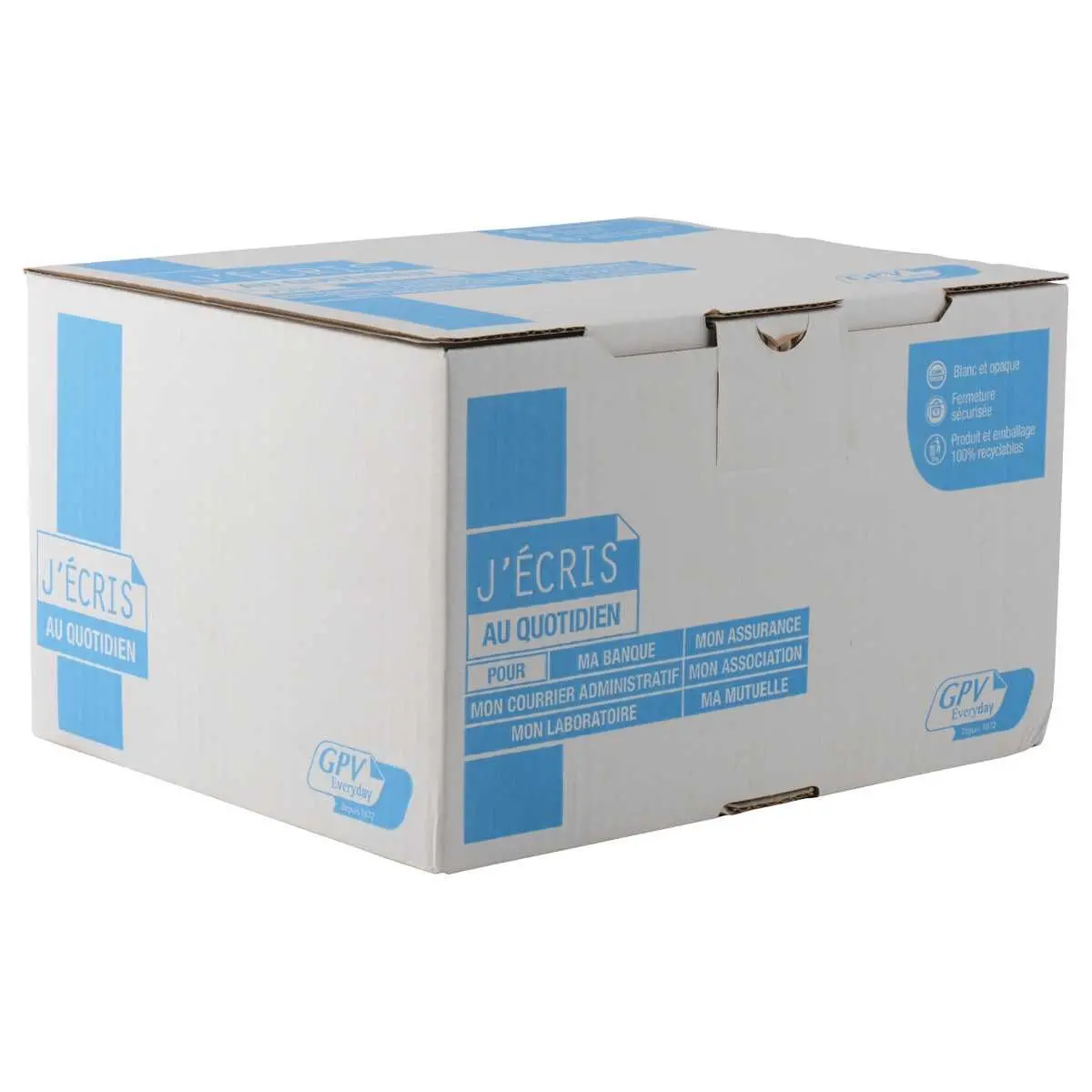 500 Enveloppes blanches 90g - 162 x 229mm  - Bande silicon&eacute;e sans fen&ecirc;tre - GPV 