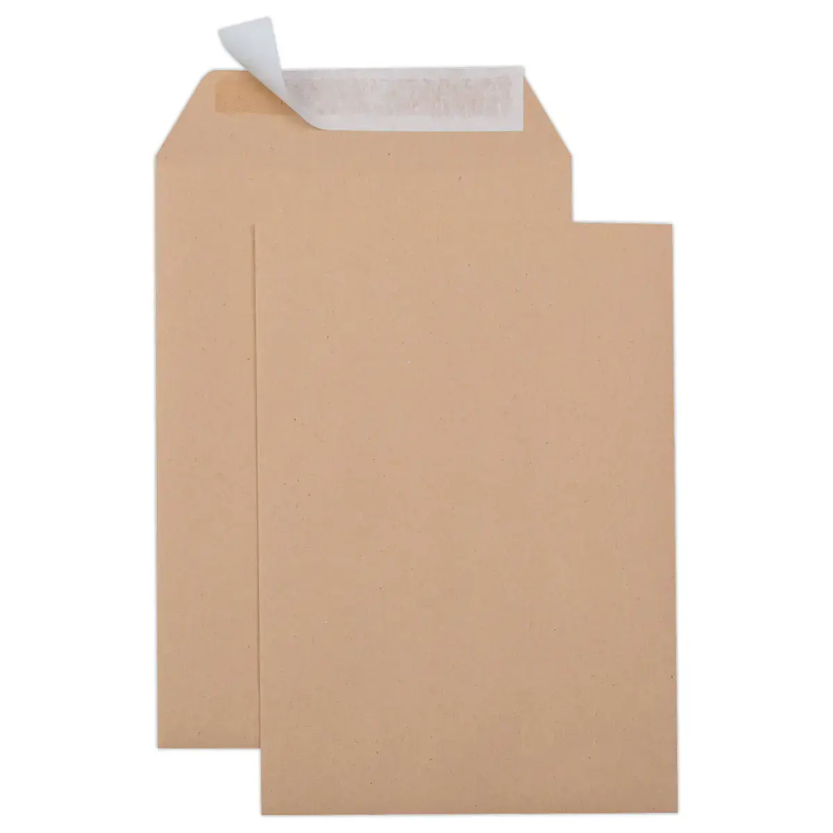 500 Pochettes kraft bande siliconée - 162 x 229 mm - 90g - GPV