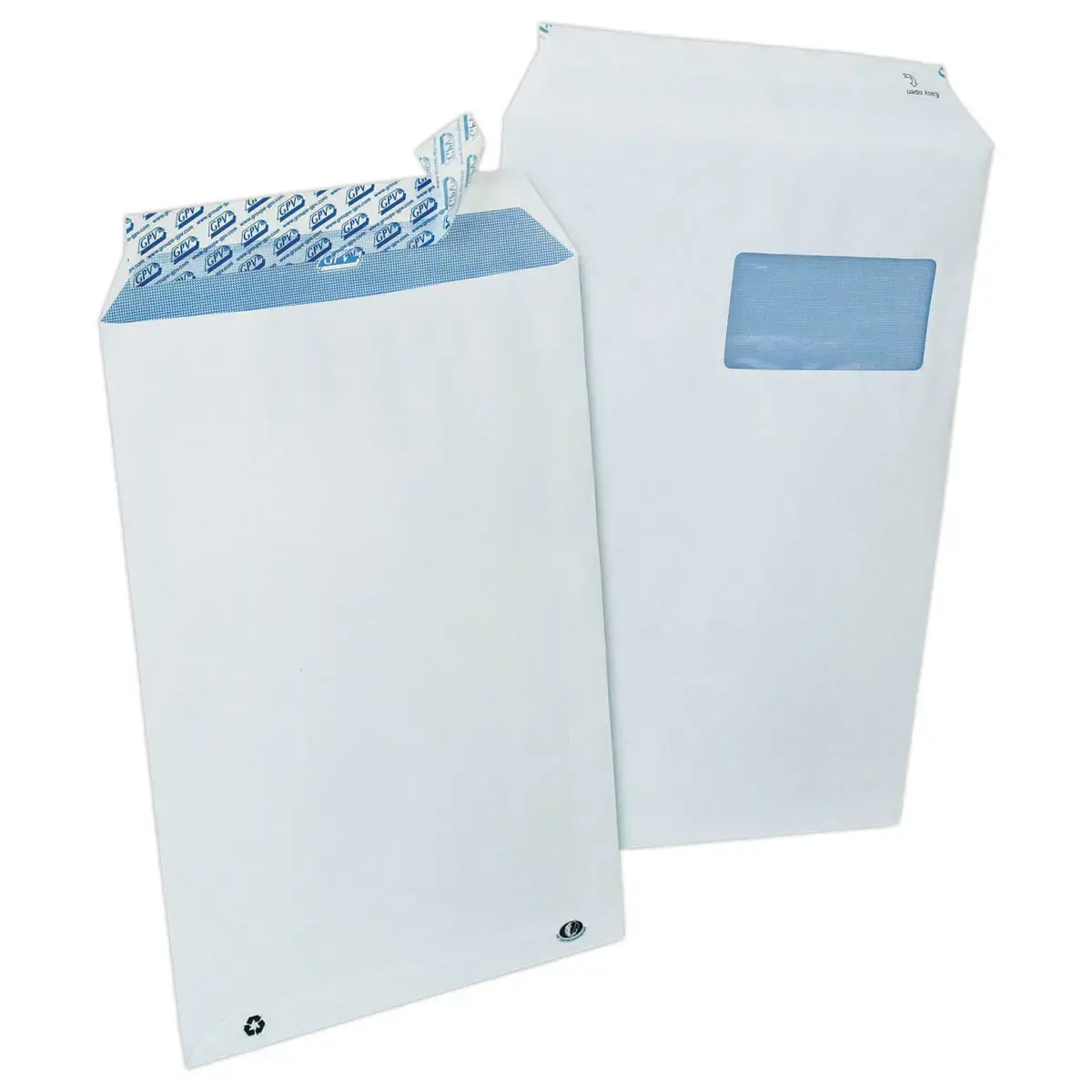 250 Pochettes C4 velin blanches grand format - GPV