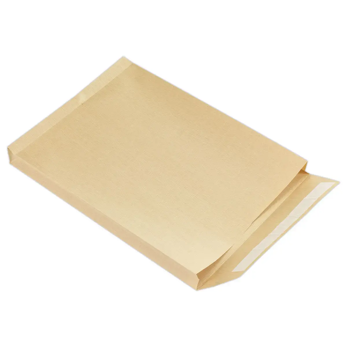 50 Pochettes à soufflet 30 mm - Kraft armé Brun - IPC Bong