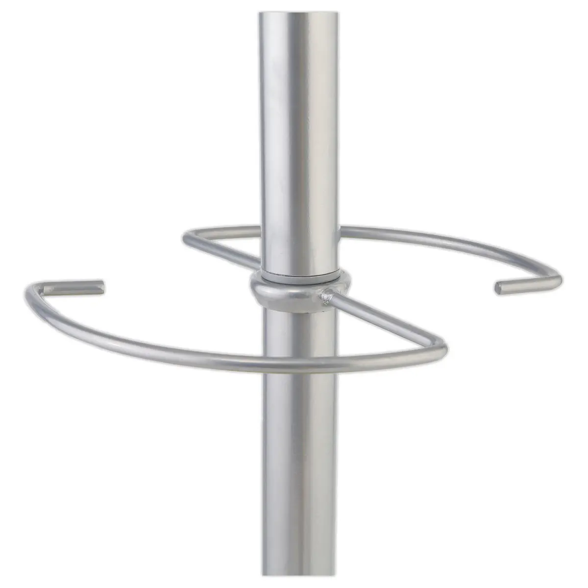Porte-manteau Festy - 5 patères - Argent - ALBA
