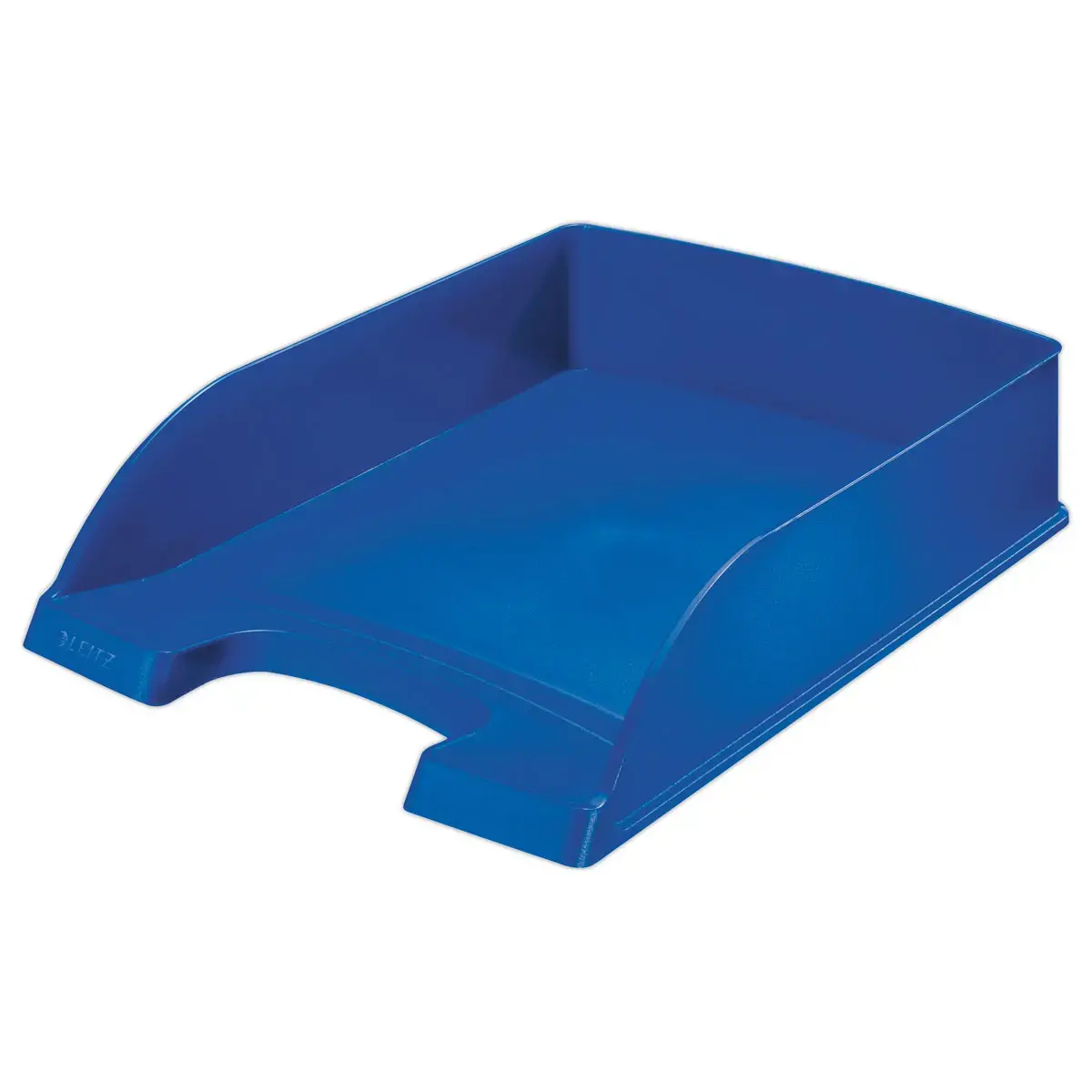 Corbeille &agrave; courrier grande capacit&eacute; - Bleu - LEITZ PLUS 