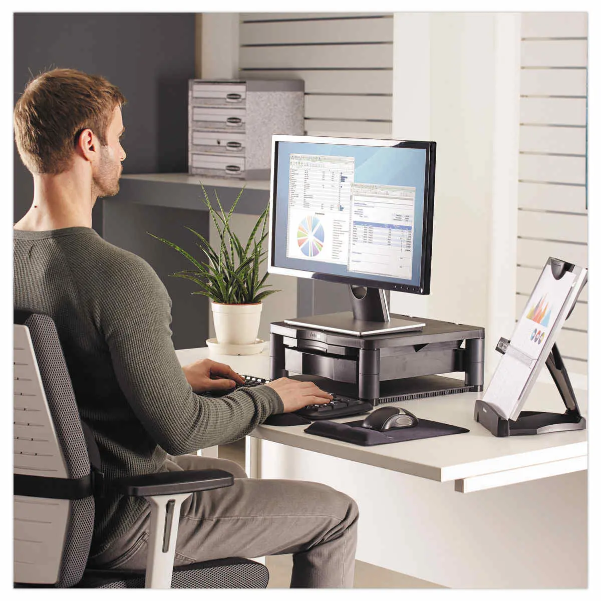 Support moniteur Premium Plus - FELLOWES 