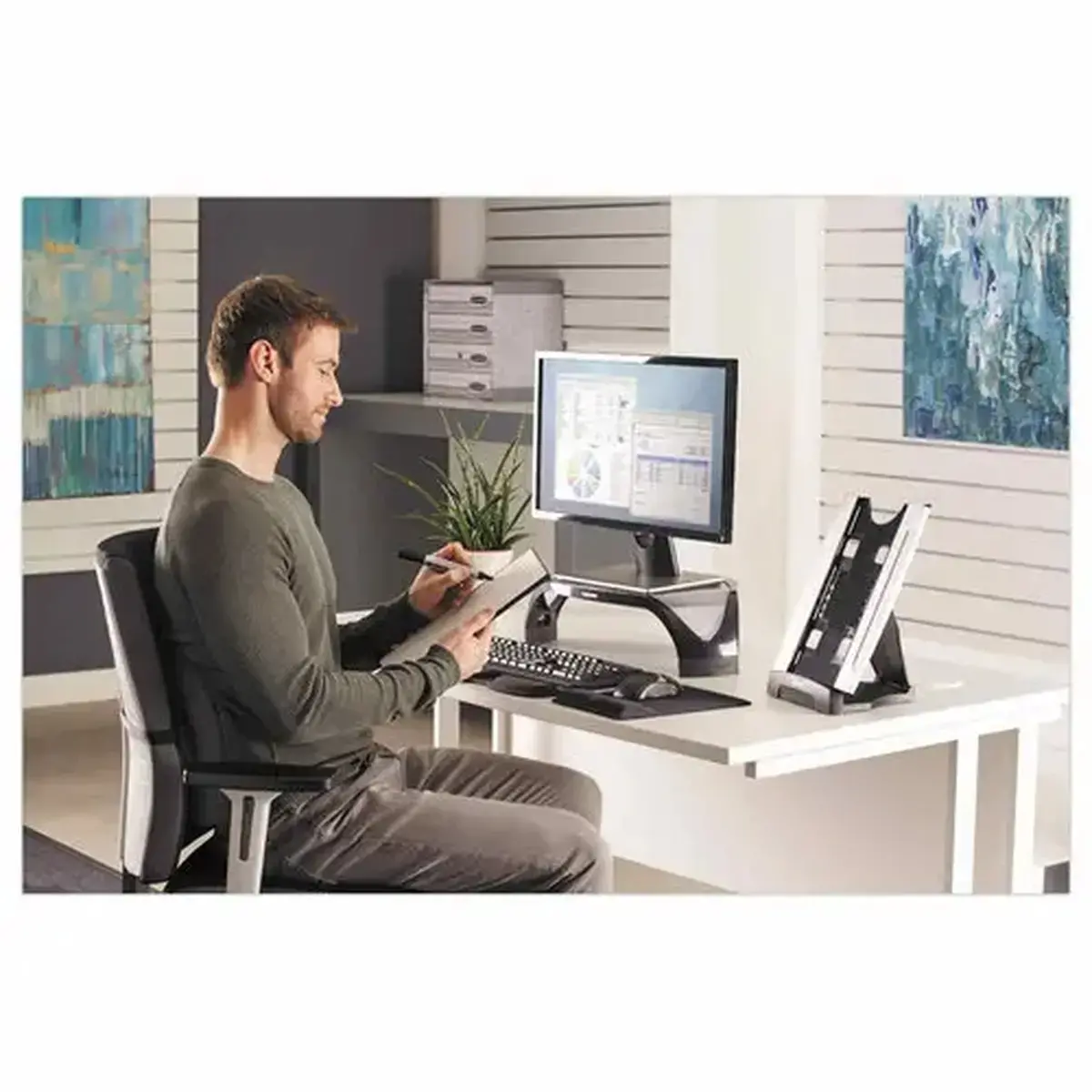 Porte-copies 2 en 1 FELLOWES Office Suites 
