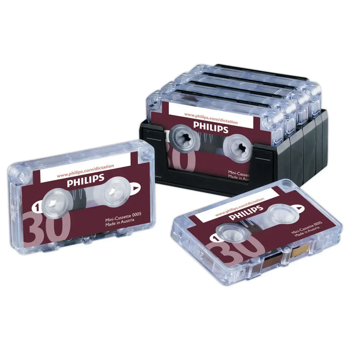 10 Mini-cassettes pour machines à dicter PHILIPS