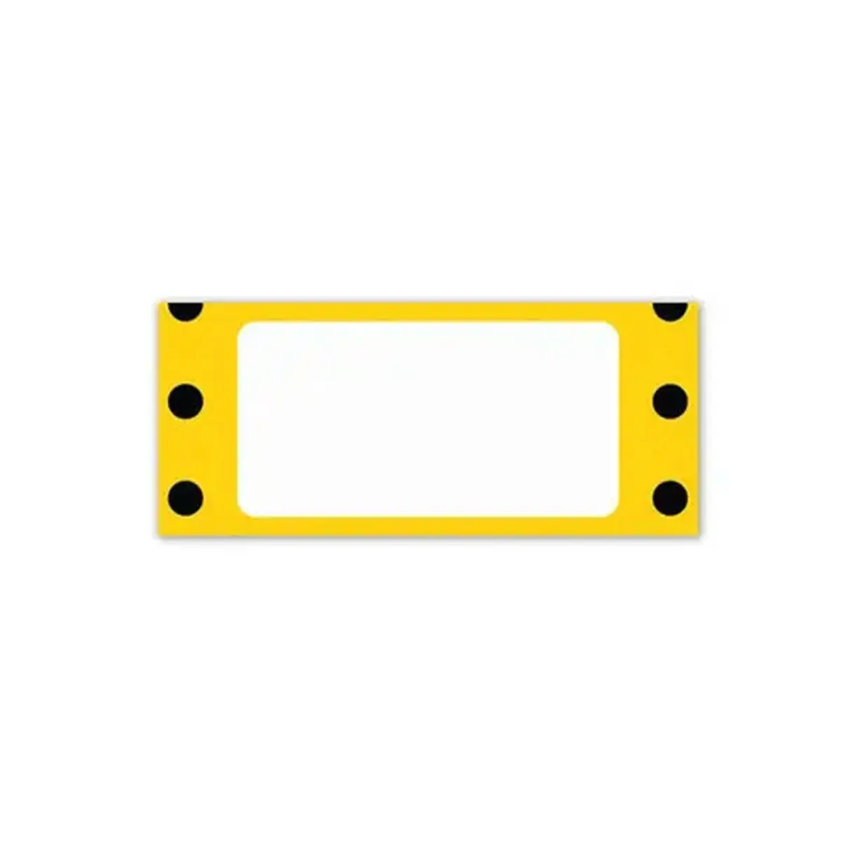 Paravent d'étiquettes en continu 107 x 48,8 mm - 3000 étiq/boîte