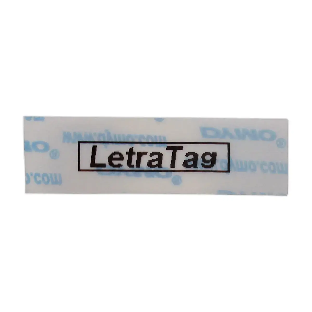 &Eacute;tiquettes en plastique transparent 1.2 cm pour titreuse Dymo Letratag 12267 