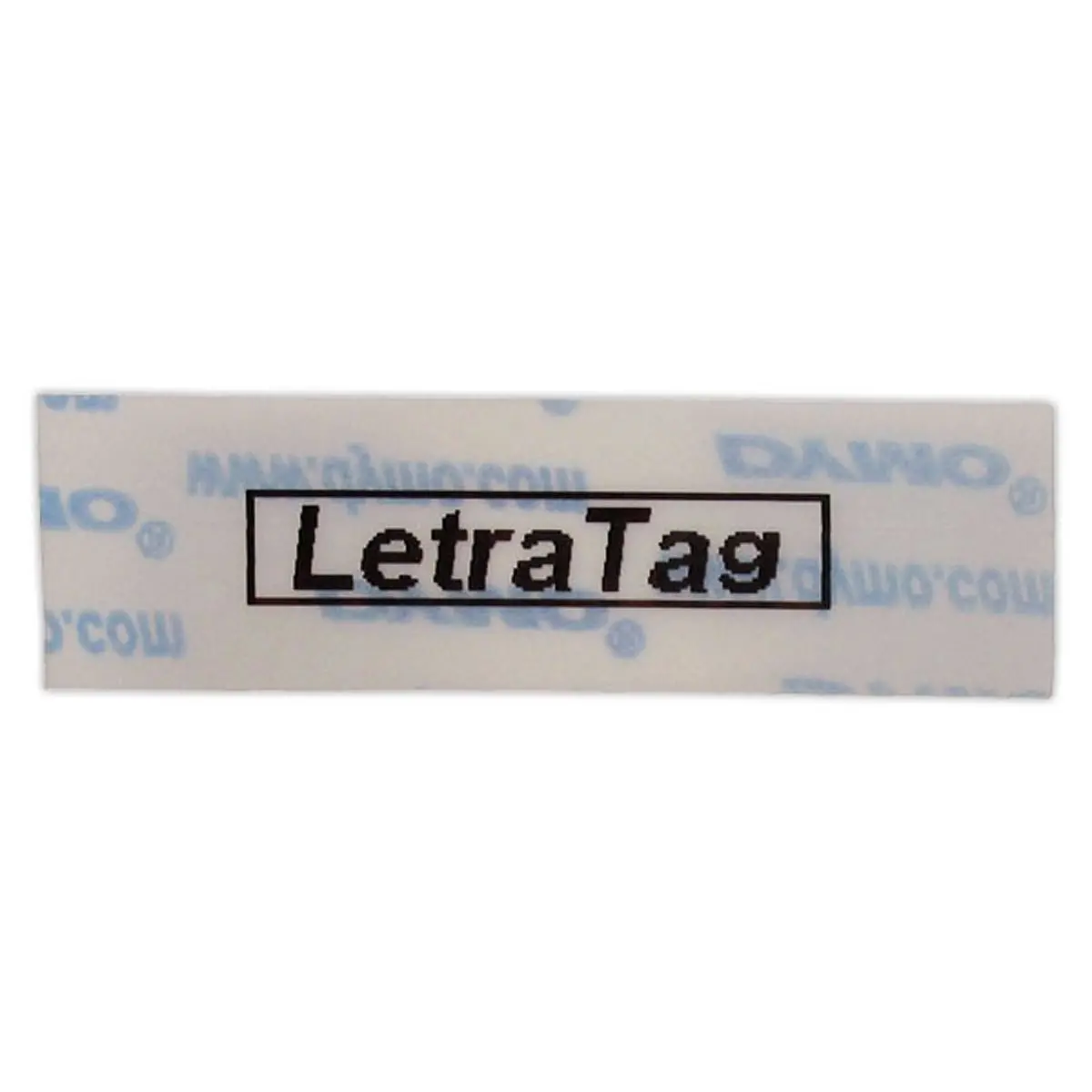 &Eacute;tiquettes en plastique transparent 1.2 cm pour titreuse Dymo Letratag 12267 