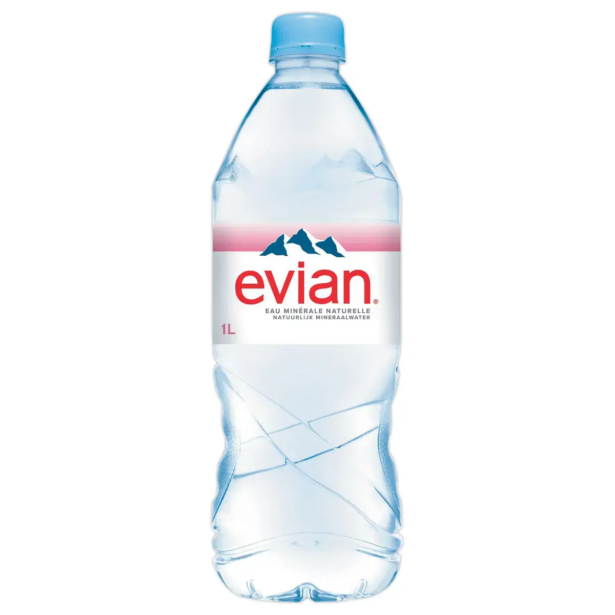 12 Bouteilles d'eau 1L - EVIAN 