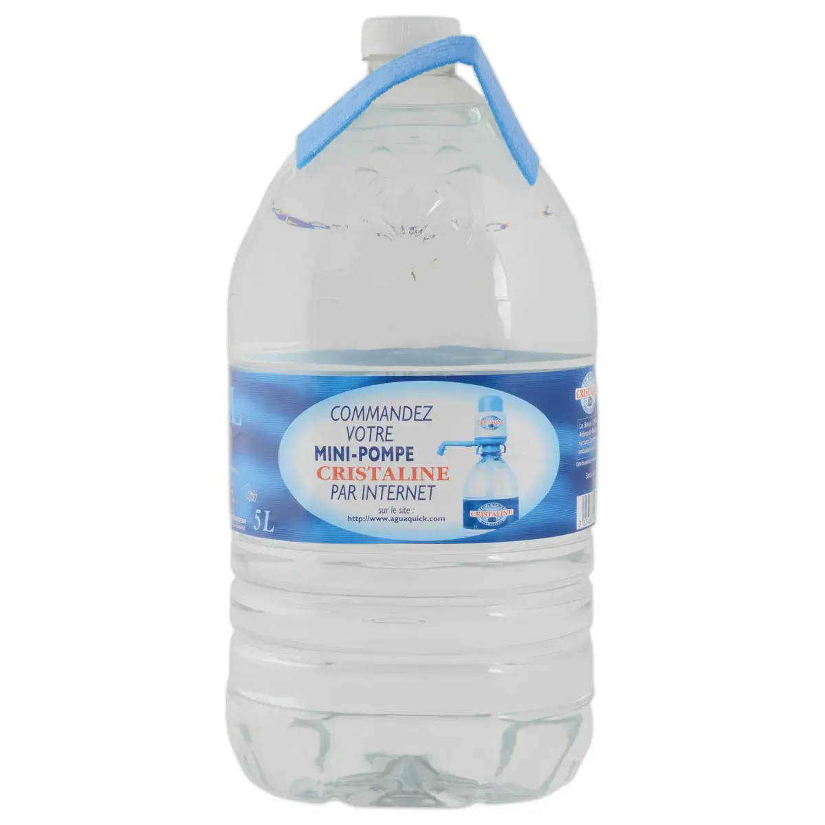 2 Bonbonnes d'eau 5 litres - CRISTALINE