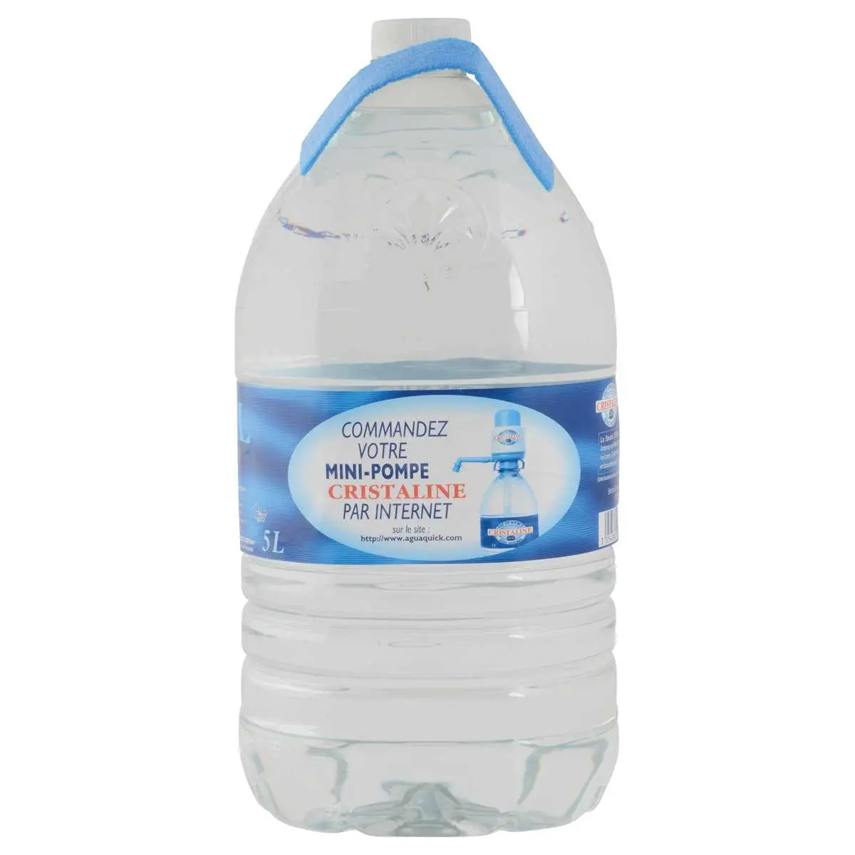 2 Bonbonnes d'eau 5 litres - CRISTALINE