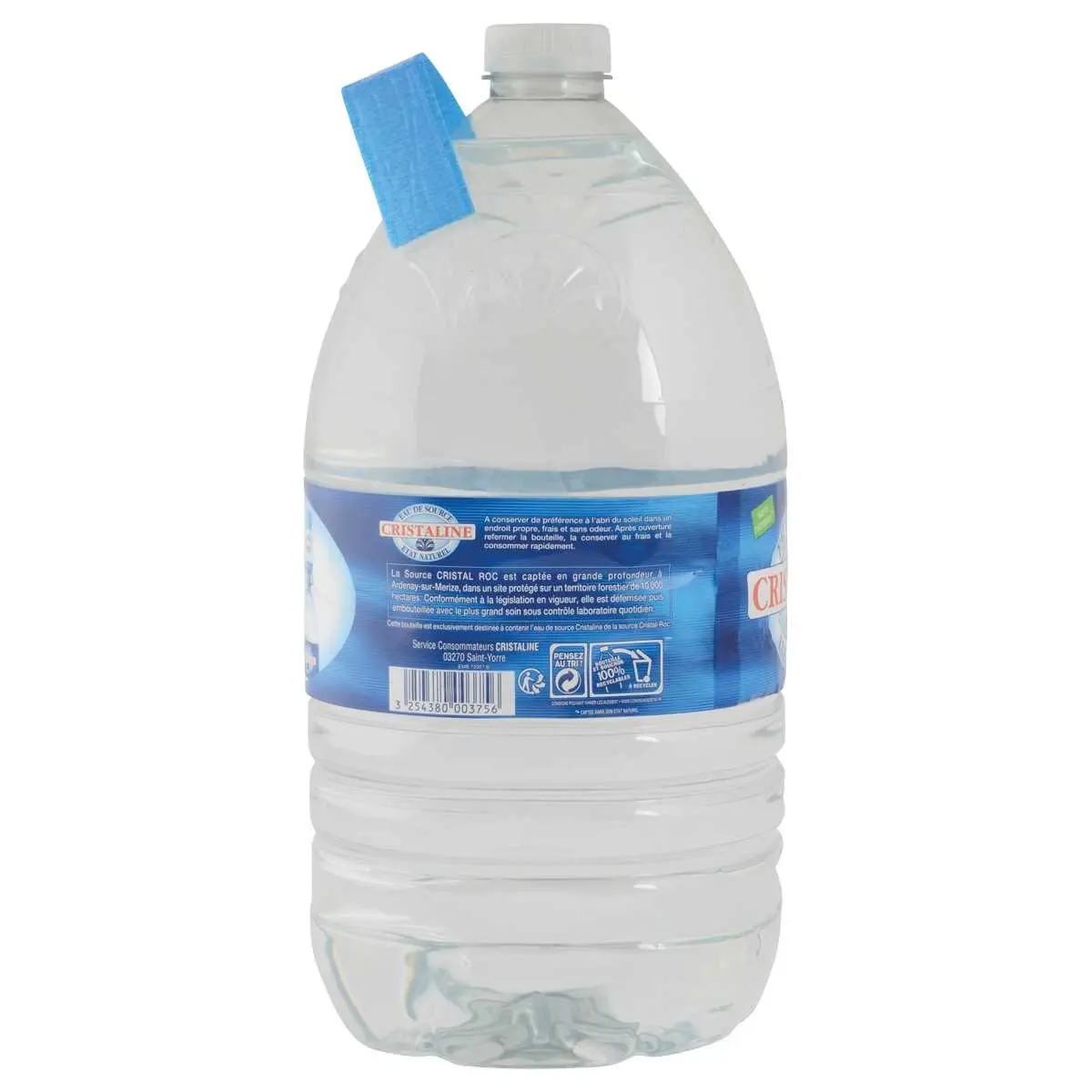 2 Bonbonnes d'eau 5 litres - CRISTALINE