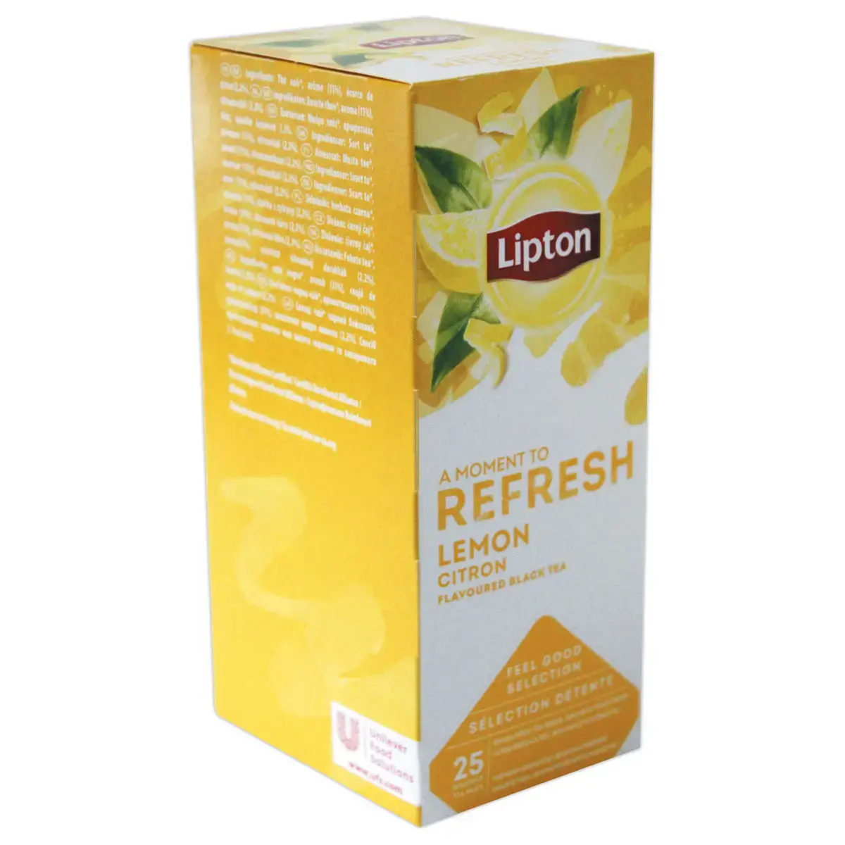 Sachets de thé - Thé noir saveur citron - LIPTON