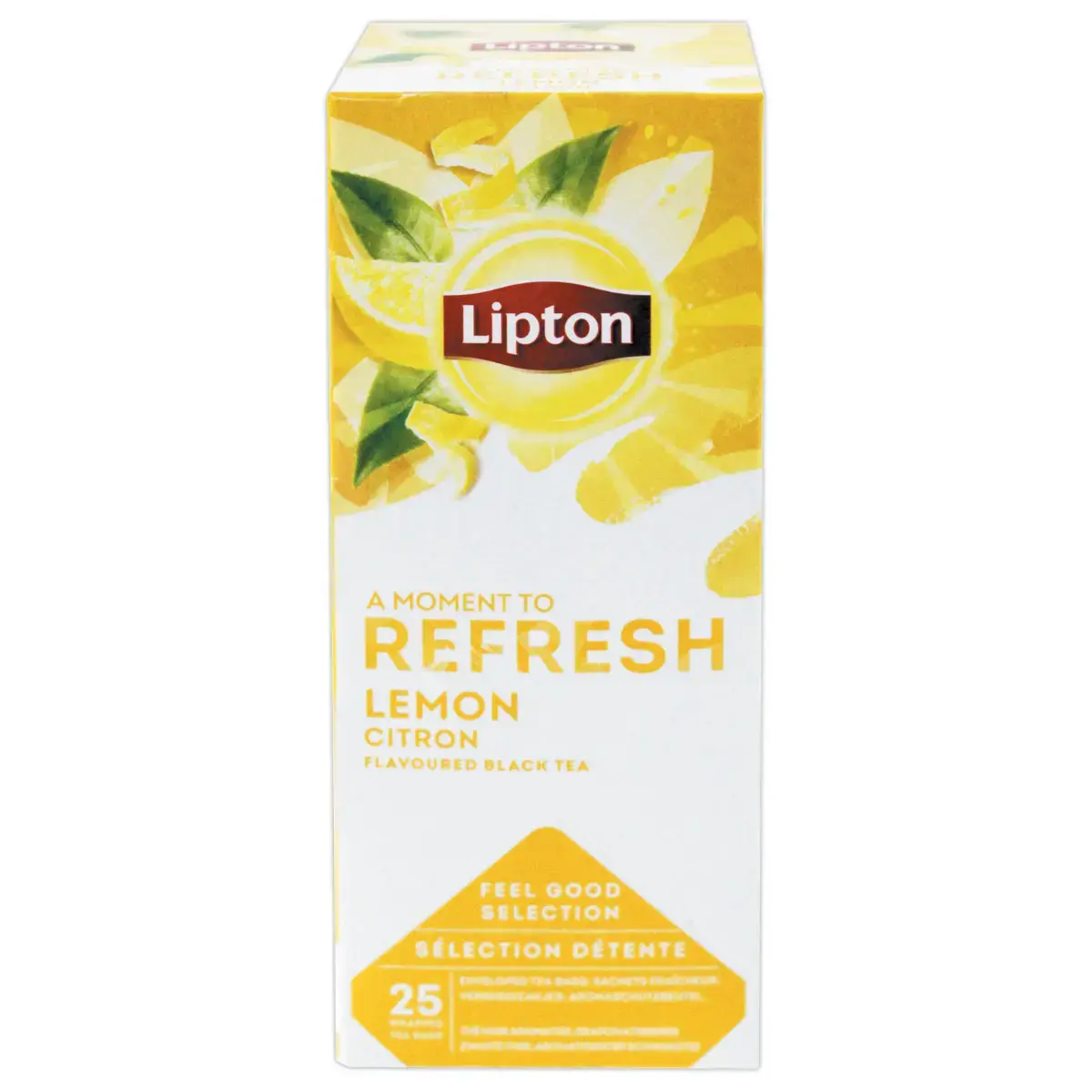 Sachets de thé - Thé noir saveur citron - LIPTON