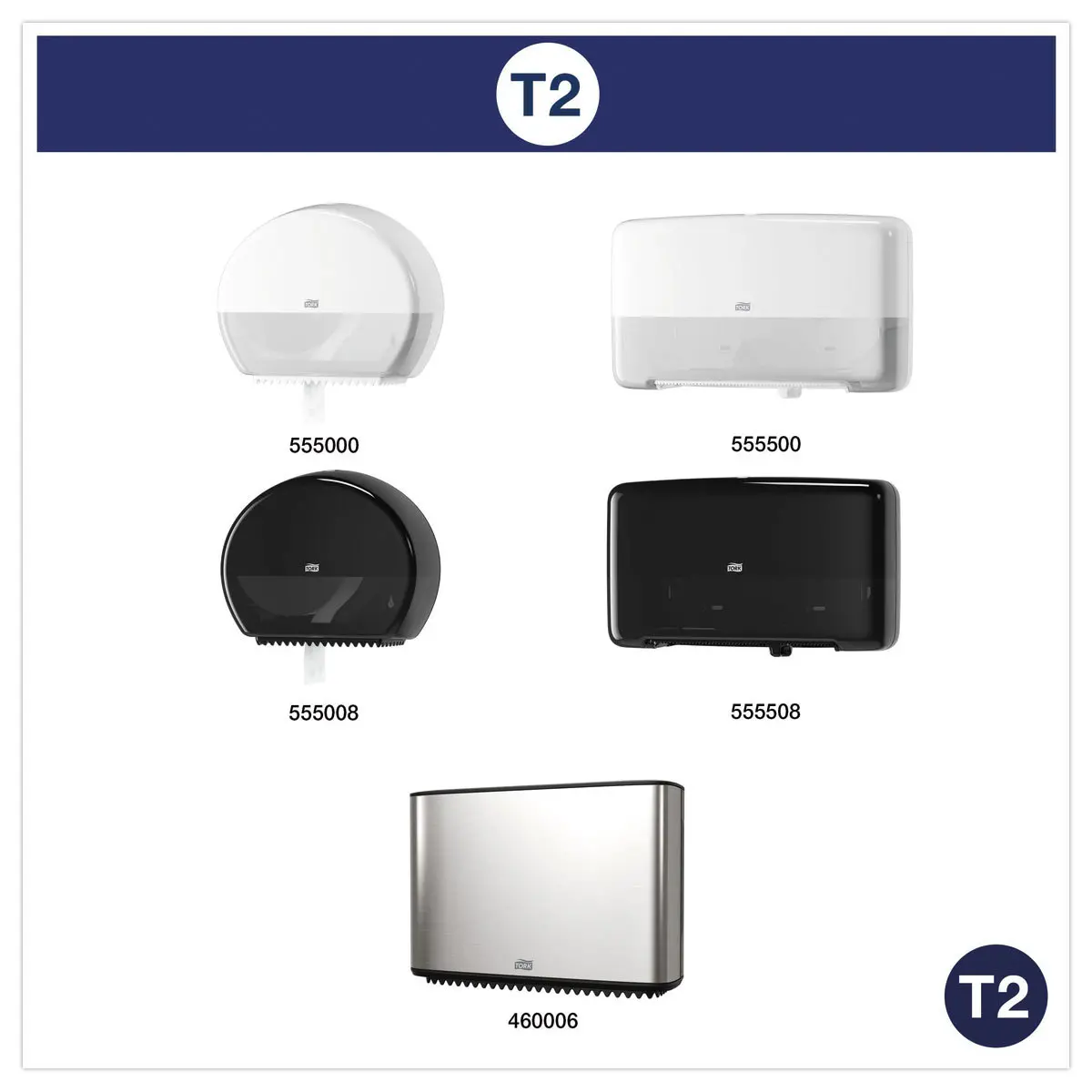 12 Rouleaux de papier toilette Mini Jumbo Premium Tork - Tork
