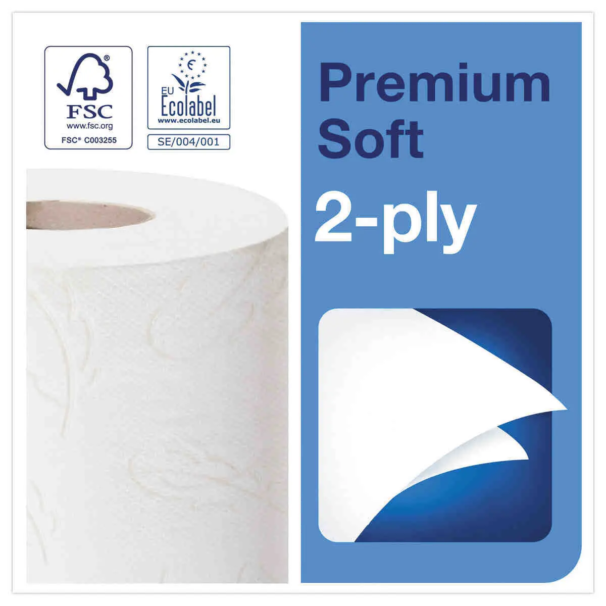 48 Rouleaux de papier toilette doux T4 - Tork