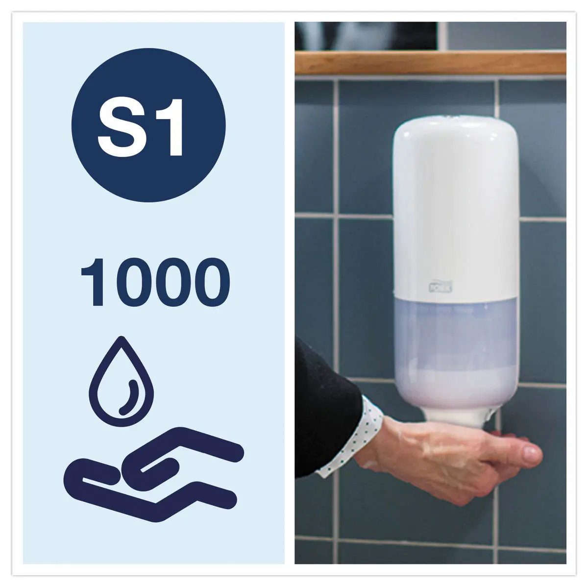 Recharge savon liquide S1 - 1L - Tork