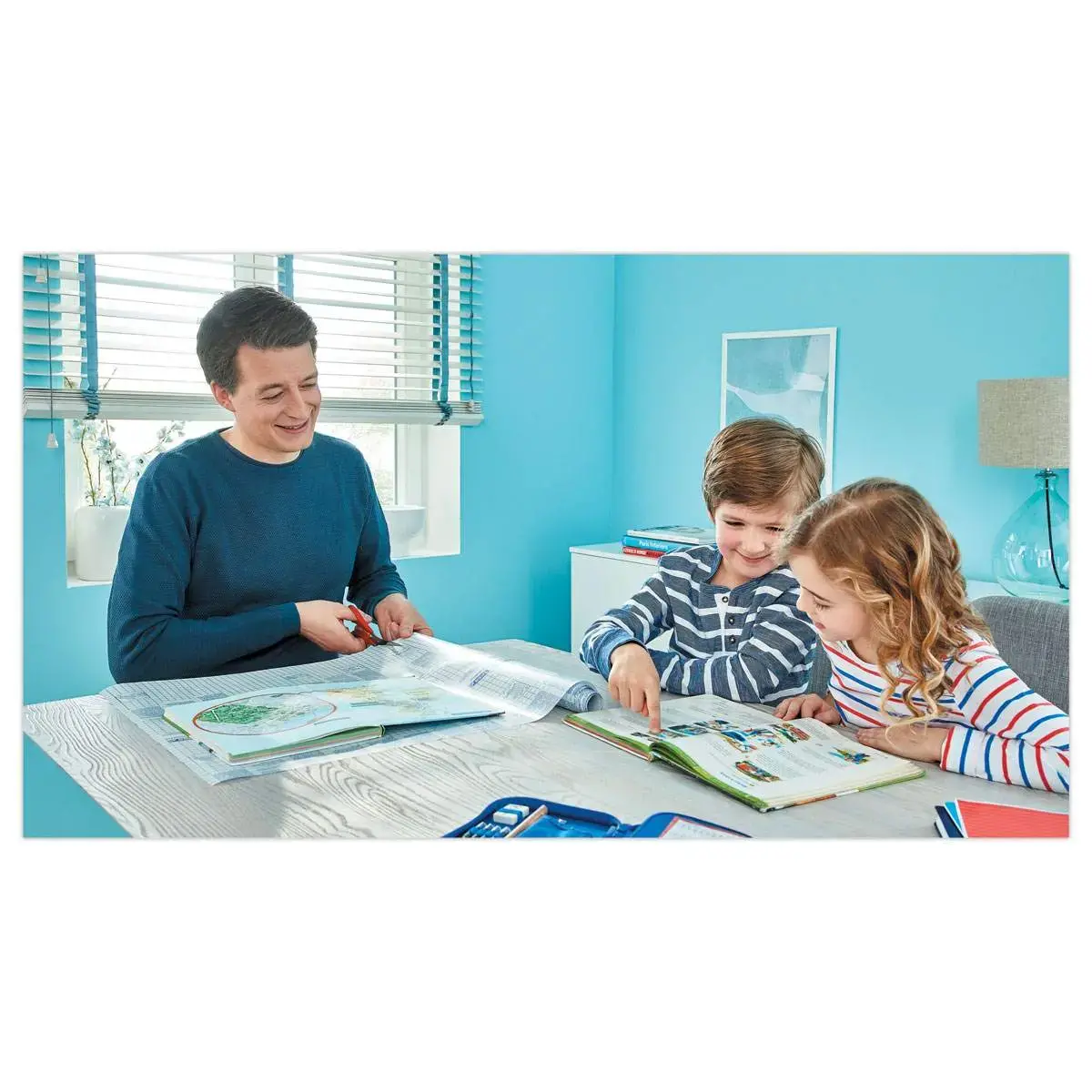 Rouleau couvre-livres - Repositionnable - 5 m x 50 cm 