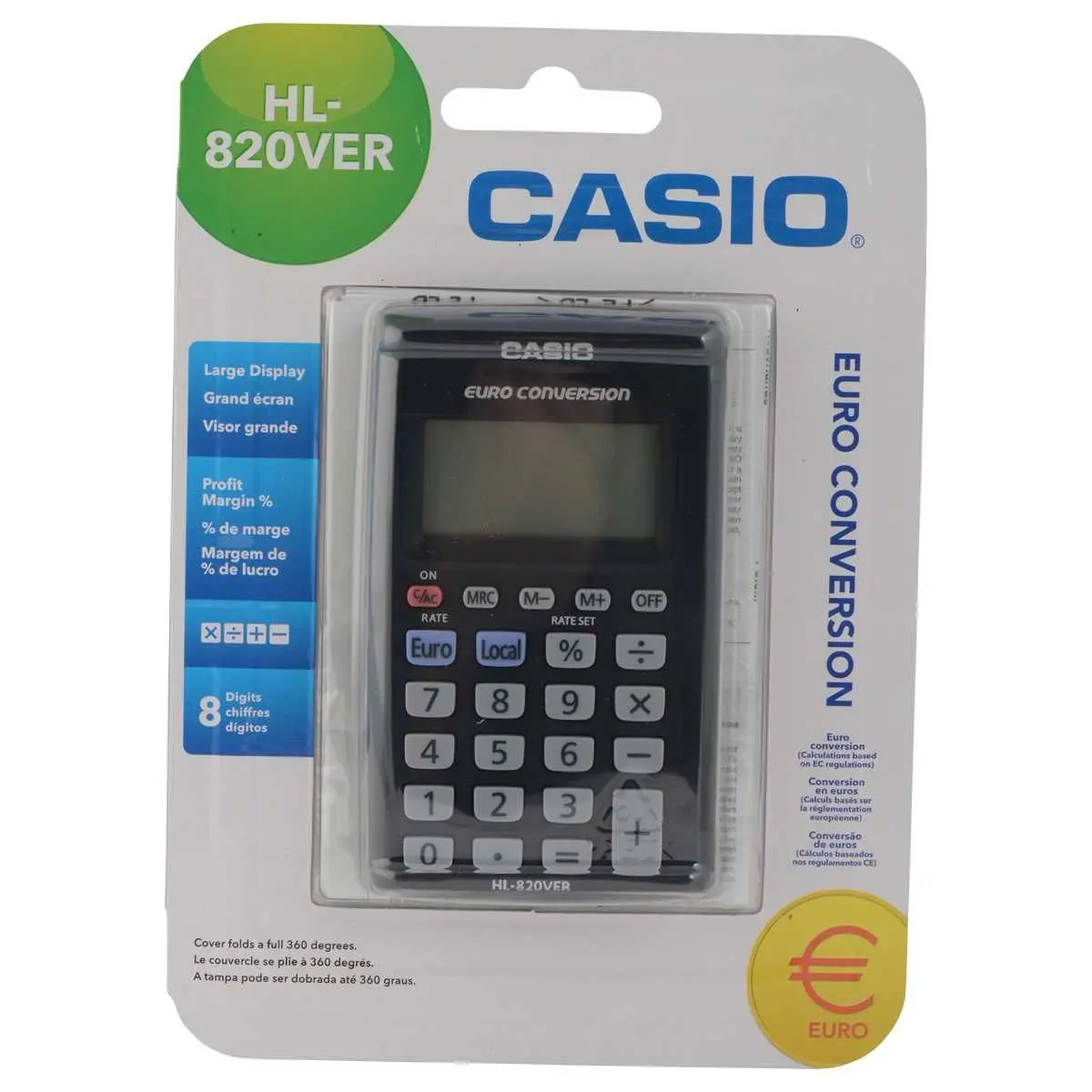 Calculatrice de poche HL 820 - Casio