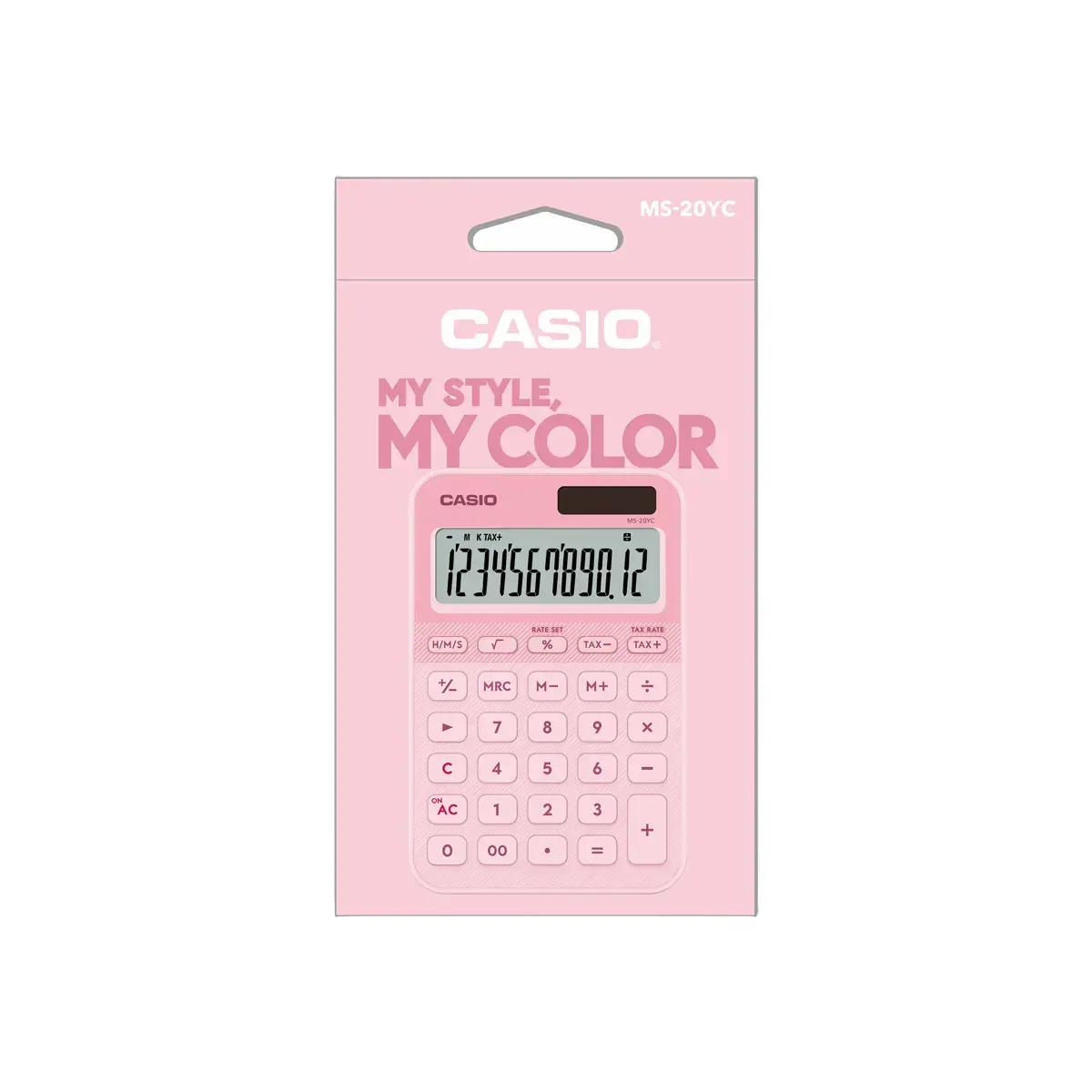 Calculatrice de bureau MS-20 - Rose - Casio