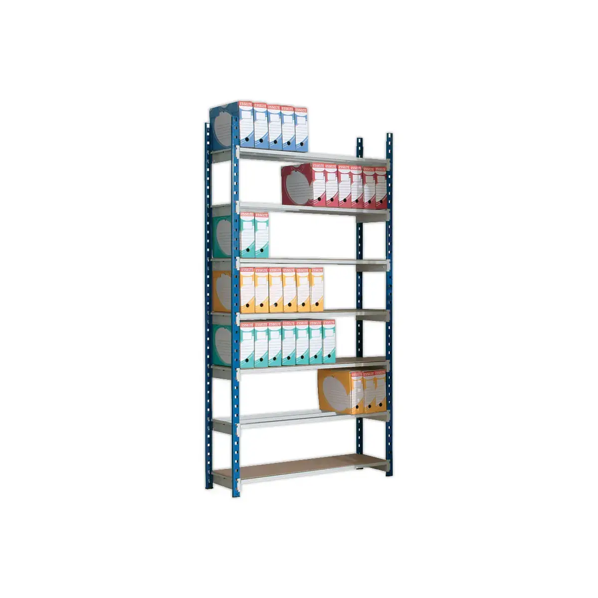 Elément de départ Rangeco - 7 étagères - 100 x 35 x 200 cm