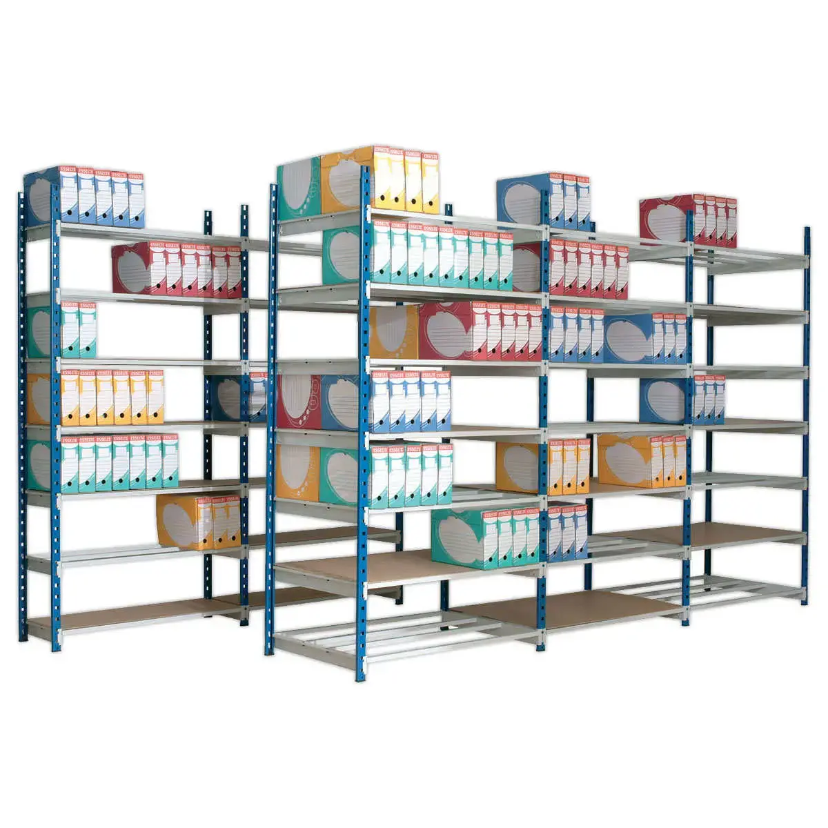 Elément de départ Rangeco - 7 étagères - 100 x 35 x 200 cm