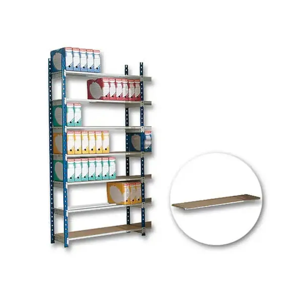 7 plaques Isorel pour rayonnages Rangeco - 100 x 35 cm
