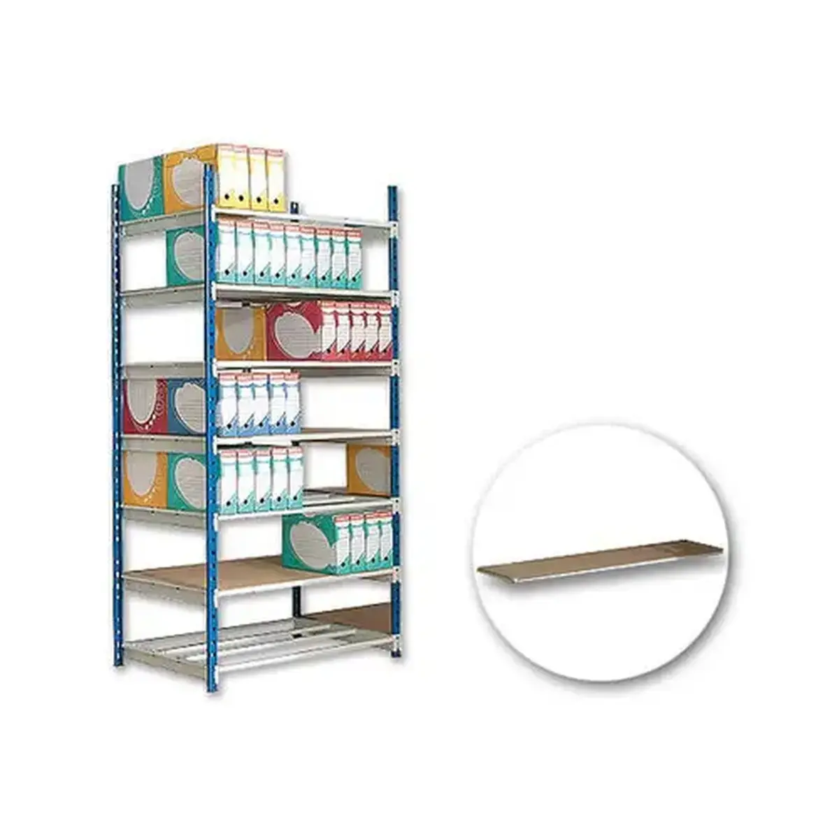 7 plaques Isorel pour rayonnages Rangeco - 100 x 70 cm
