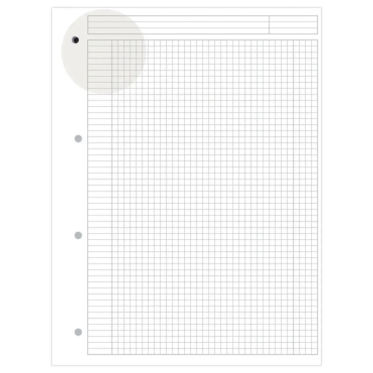 Bloc-notes International A4+ - 5x5 - Oxford
