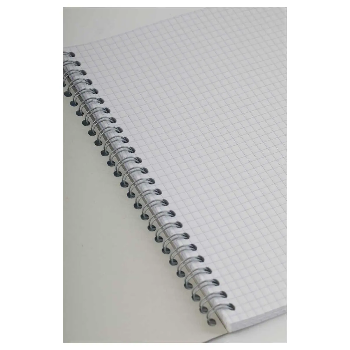 Cahier à spirale 17 x 22cm - Réglure 5x5 - Conquérant