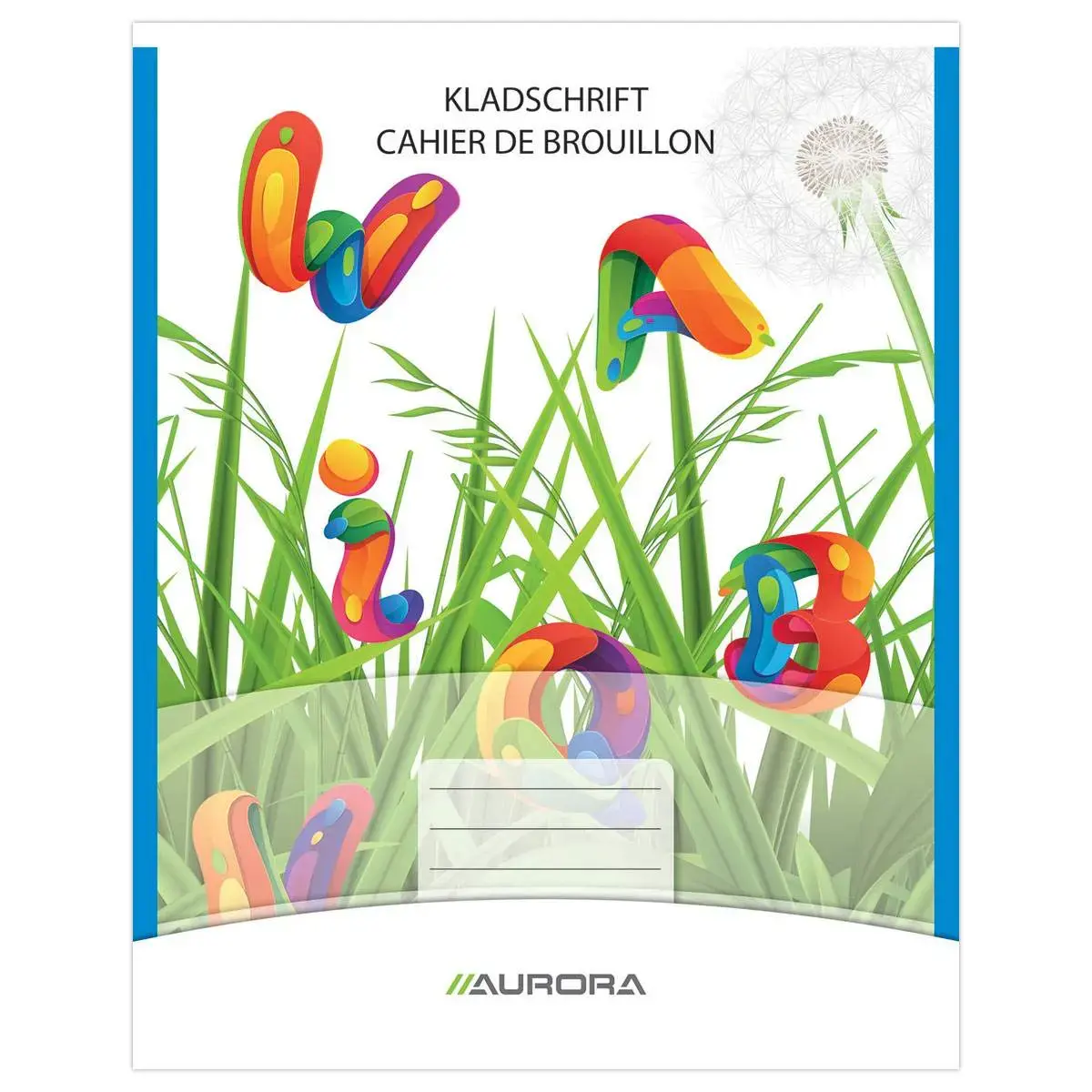 Cahier piqûre Aurora 165x210 mm, Ligné, 60g, 200 pages