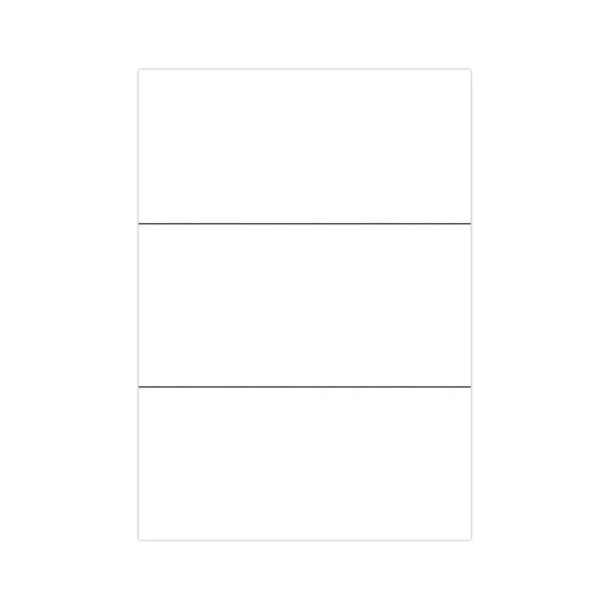 Boîte de 75 cartes de correspondance mat laser - 210x 99 mm - AVERY