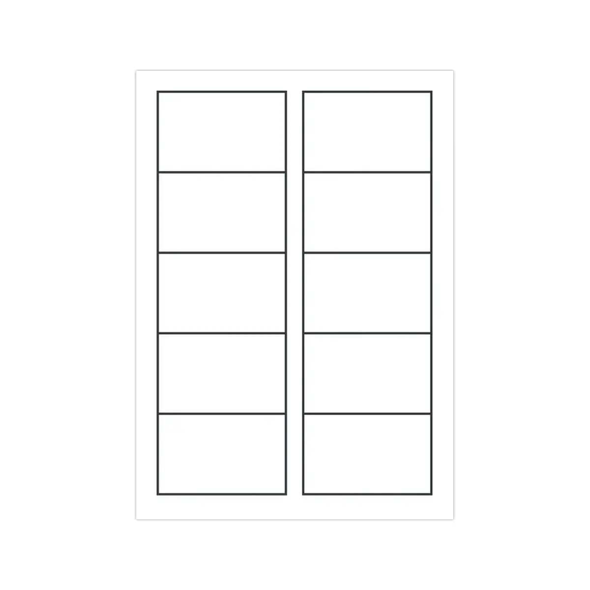Bo&icirc;te de 250 cartes de visite mates jet d'encre et laser - 85x54 mm - AVERY 