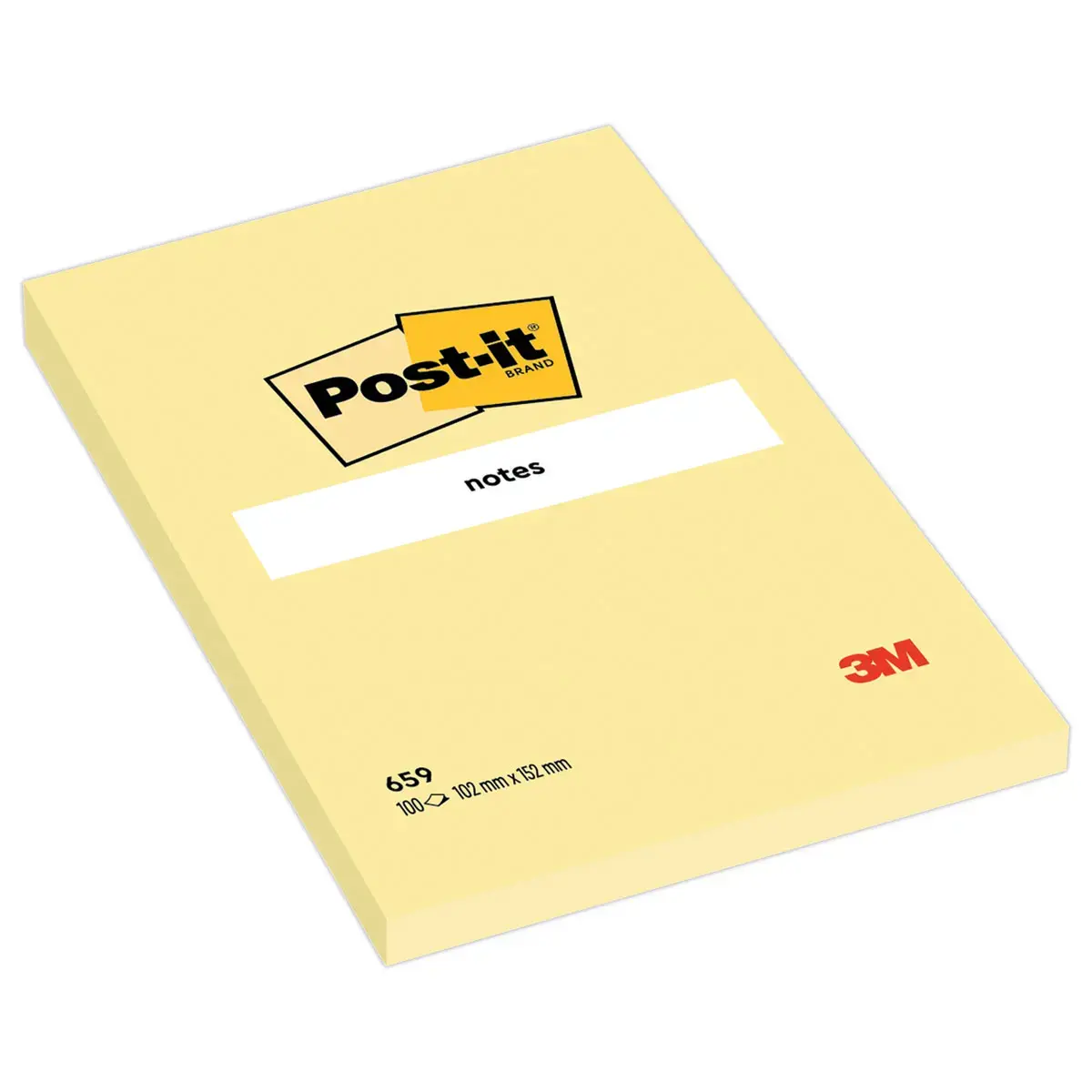 Bloc Post-it grand format notes repositionnables 
