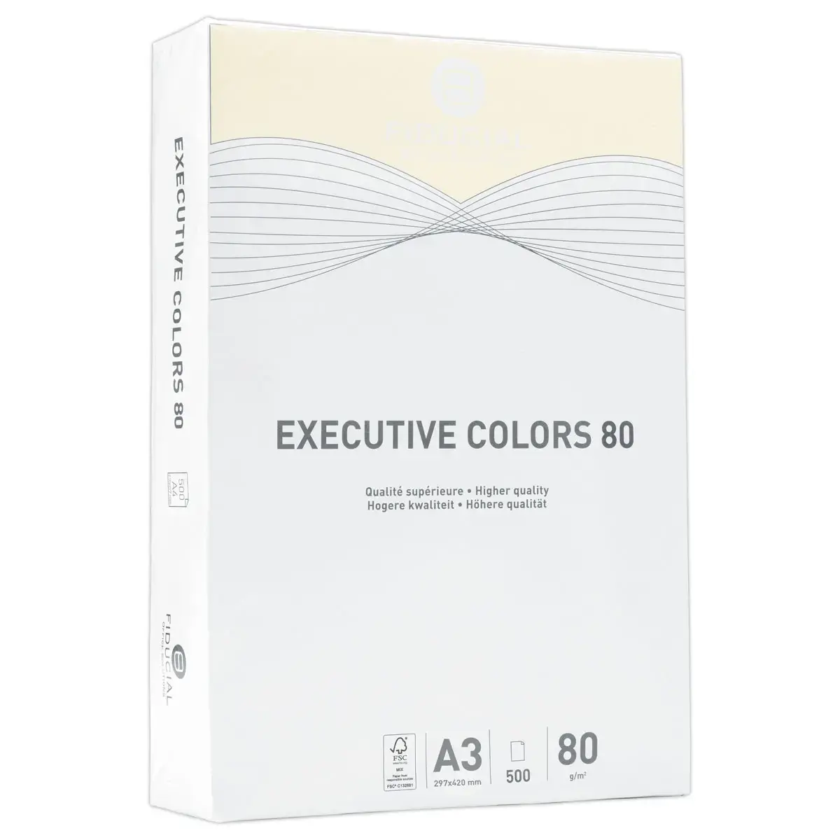 Ramette de 500 feuilles papier couleurs pastel A3 Executive Colors - Bulle - FIDUCIAL 