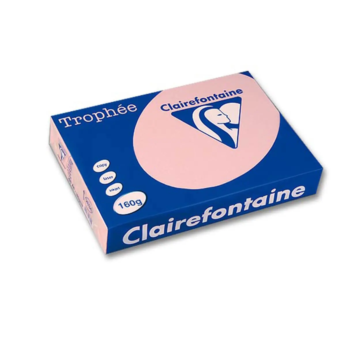 Ramette de 250 feuilles papier A4 coloré rose pastel - Clairefontaine