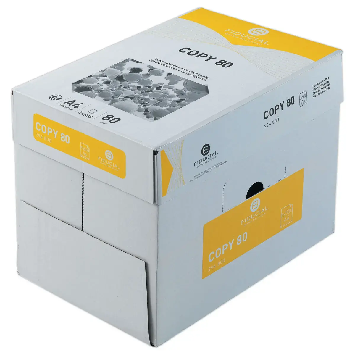 5 Ramettes papier blanc Copy - 80g - Fiducial
