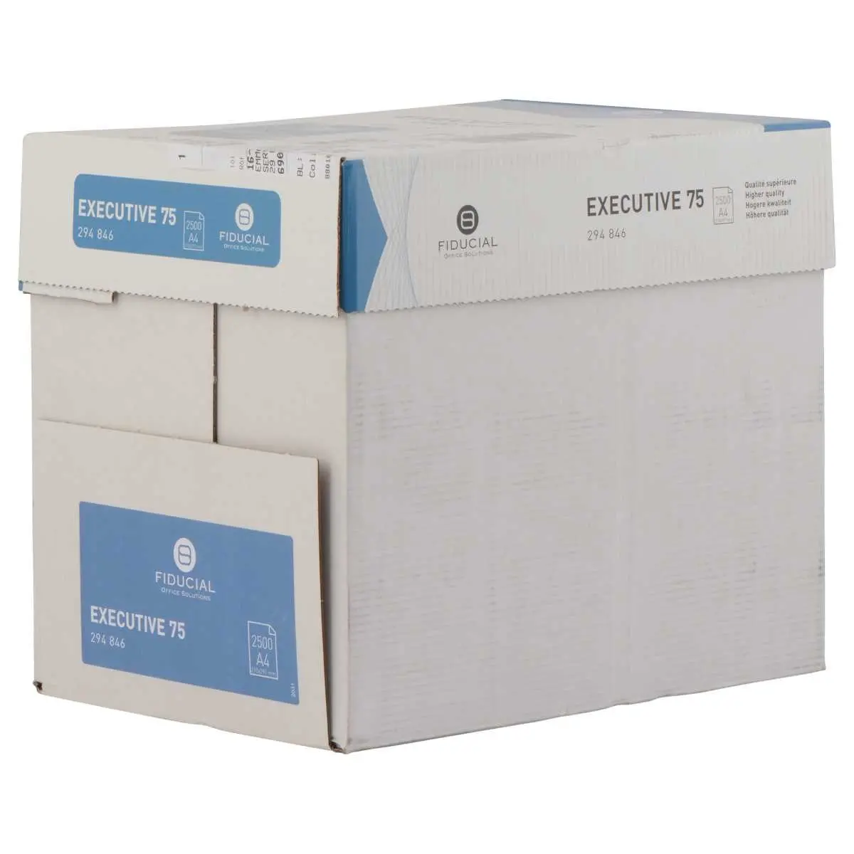 Carton de 2 500 feuilles de papier blanc A4 EXECUTIVE 75 - 75g - FIDUCIAL