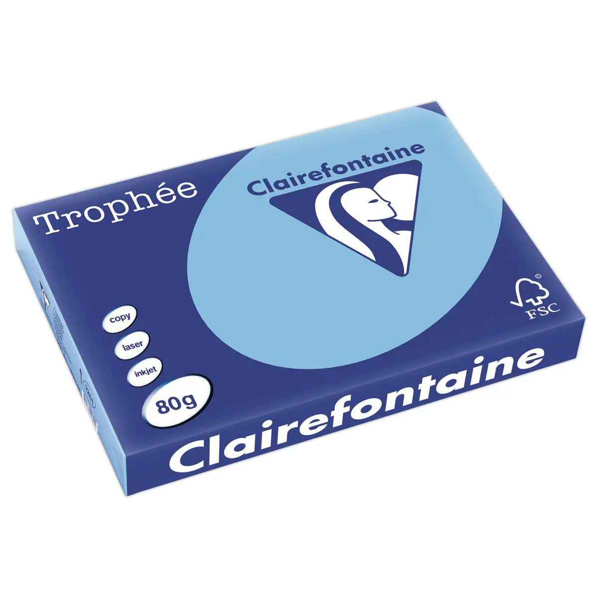 Ramette de papier couleur pastel - A3 - Trophée 80g - lavande - CLAIREFONTAINE
